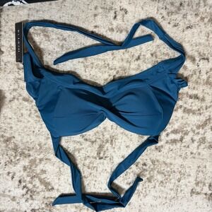 Tempt Me Bikini Top Push Up Swim Top Halter Padded Bathing Suit Top
